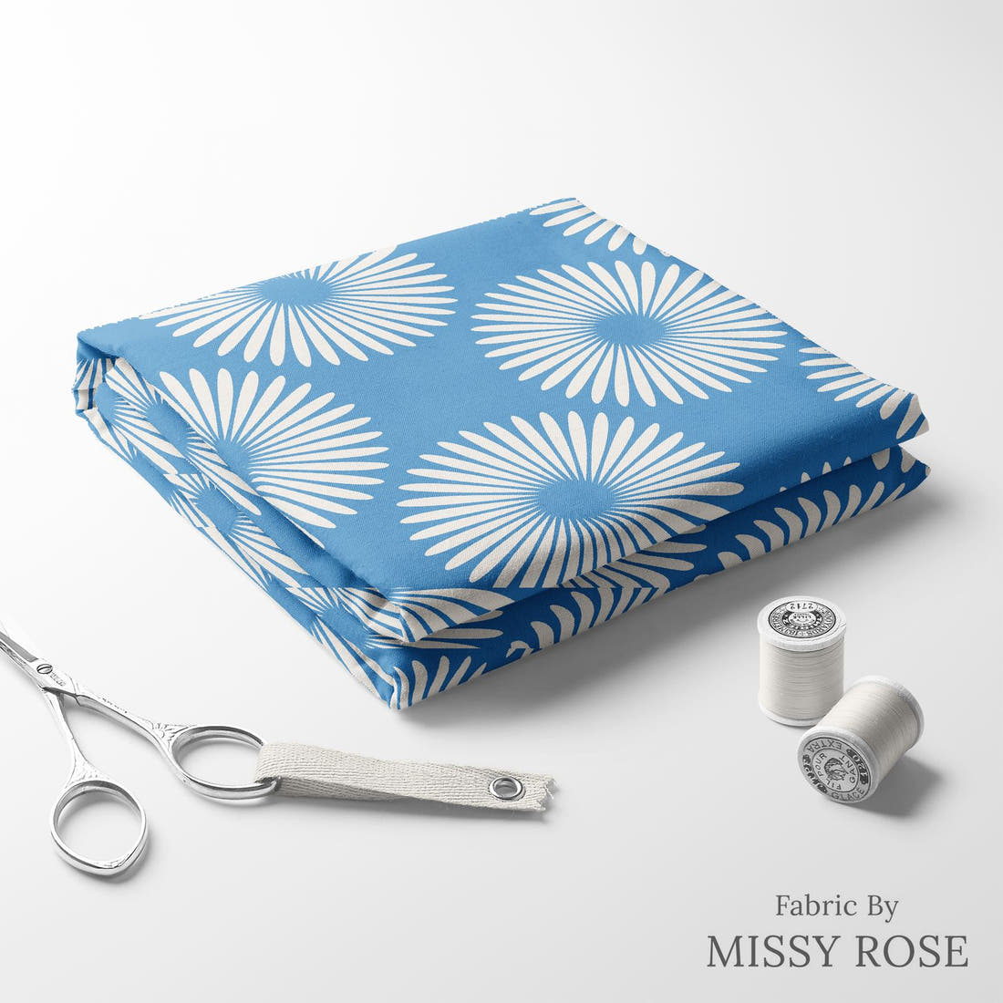 Kristina Forrest 217 folded fabric stack with matching thread - pre-order fabric Australia | Fabric by Missy Rose