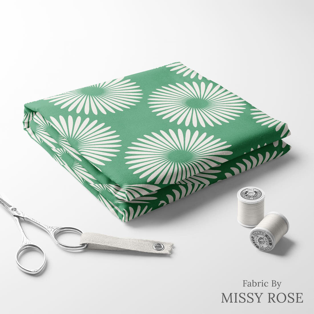 Kristina Forrest 218 folded fabric stack with matching thread - pre-order fabric Australia | Fabric by Missy Rose