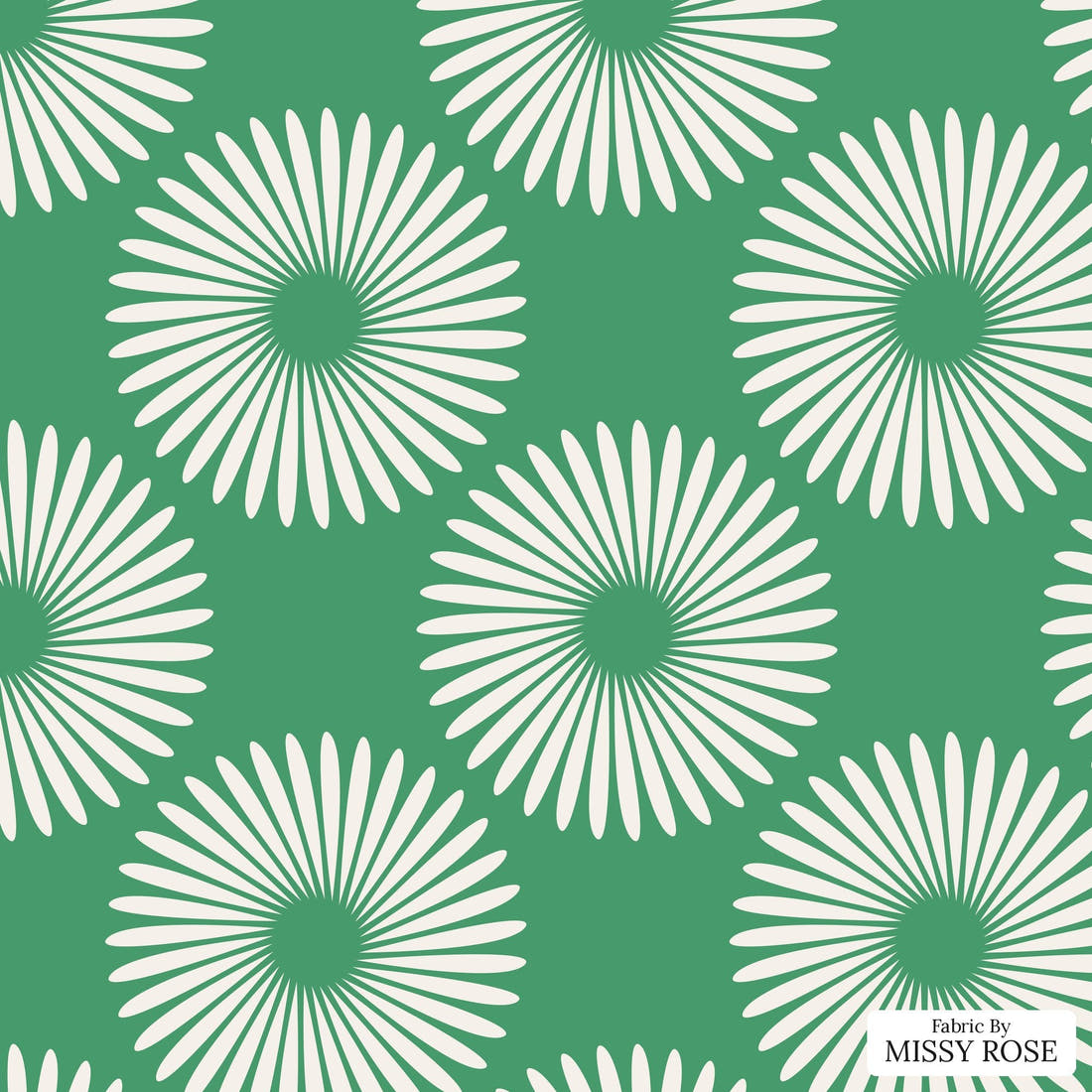 Kristina Forrest 218 - flat view of the print, zoom in for detail | Fabric by Missy Rose
