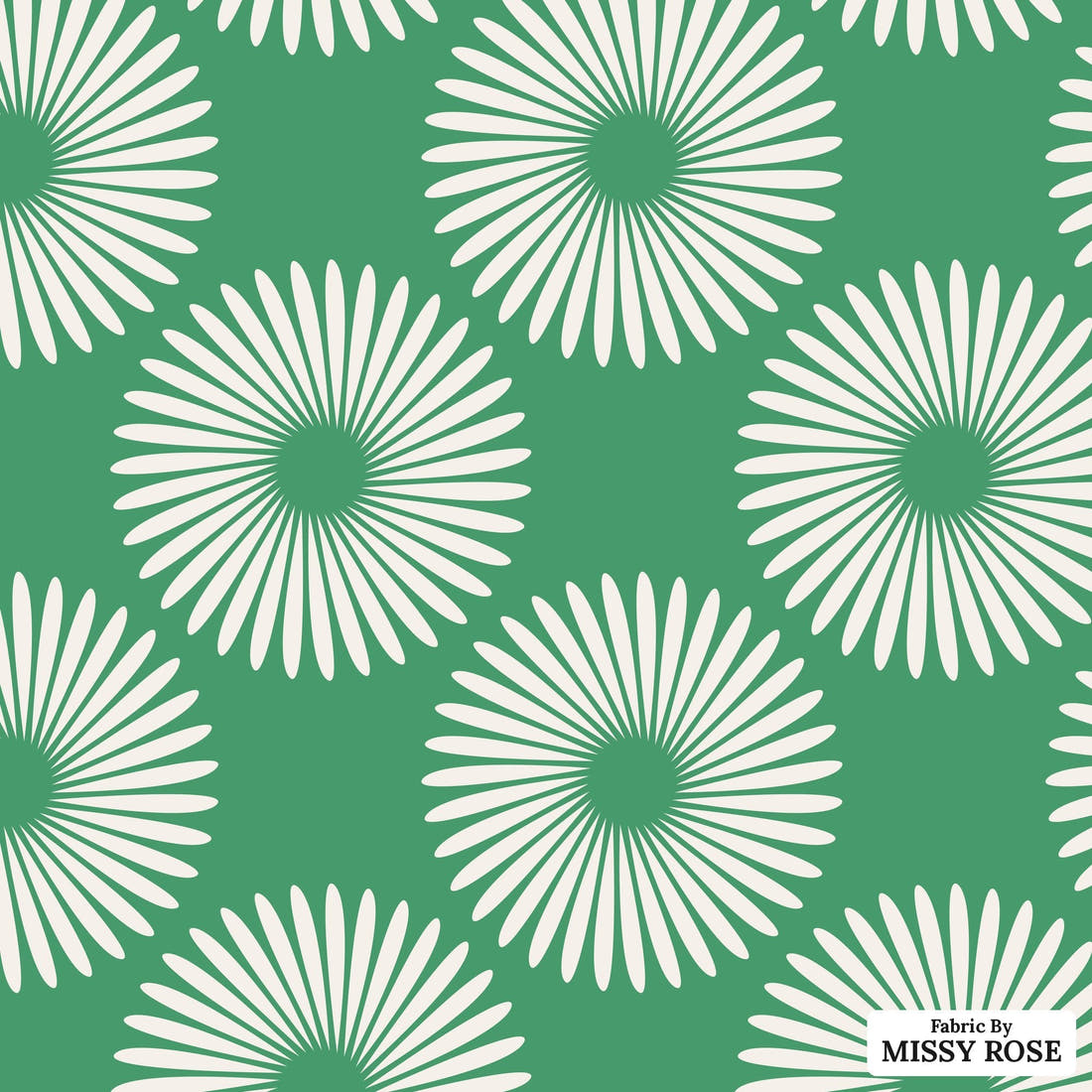 Kristina Forrest 218 - flat view of the print, zoom in for detail | Fabric by Missy Rose