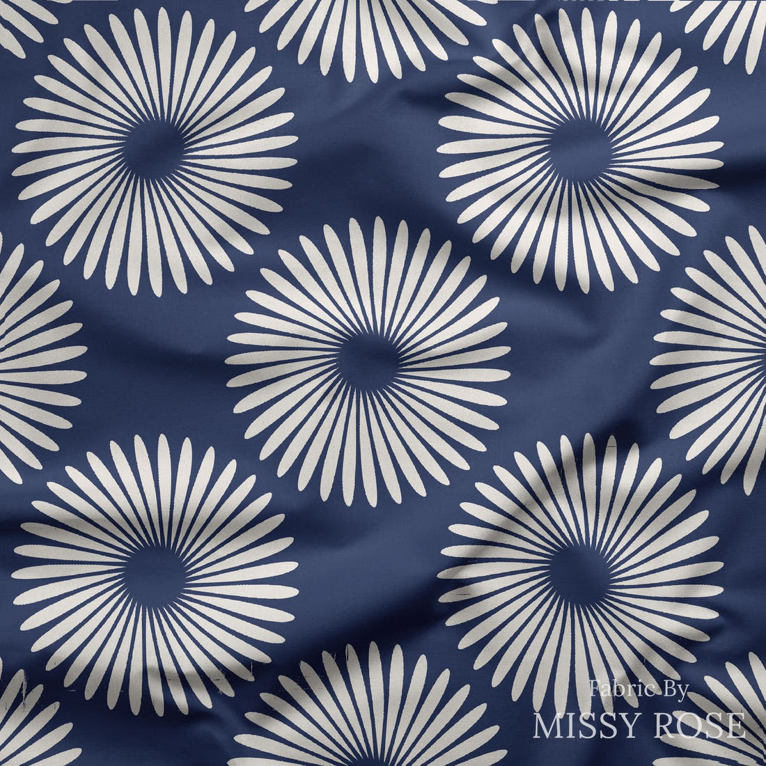 Kristina Forrest 219 draped fabric mockup - custom printed fabric by the metre | Fabric by Missy Rose