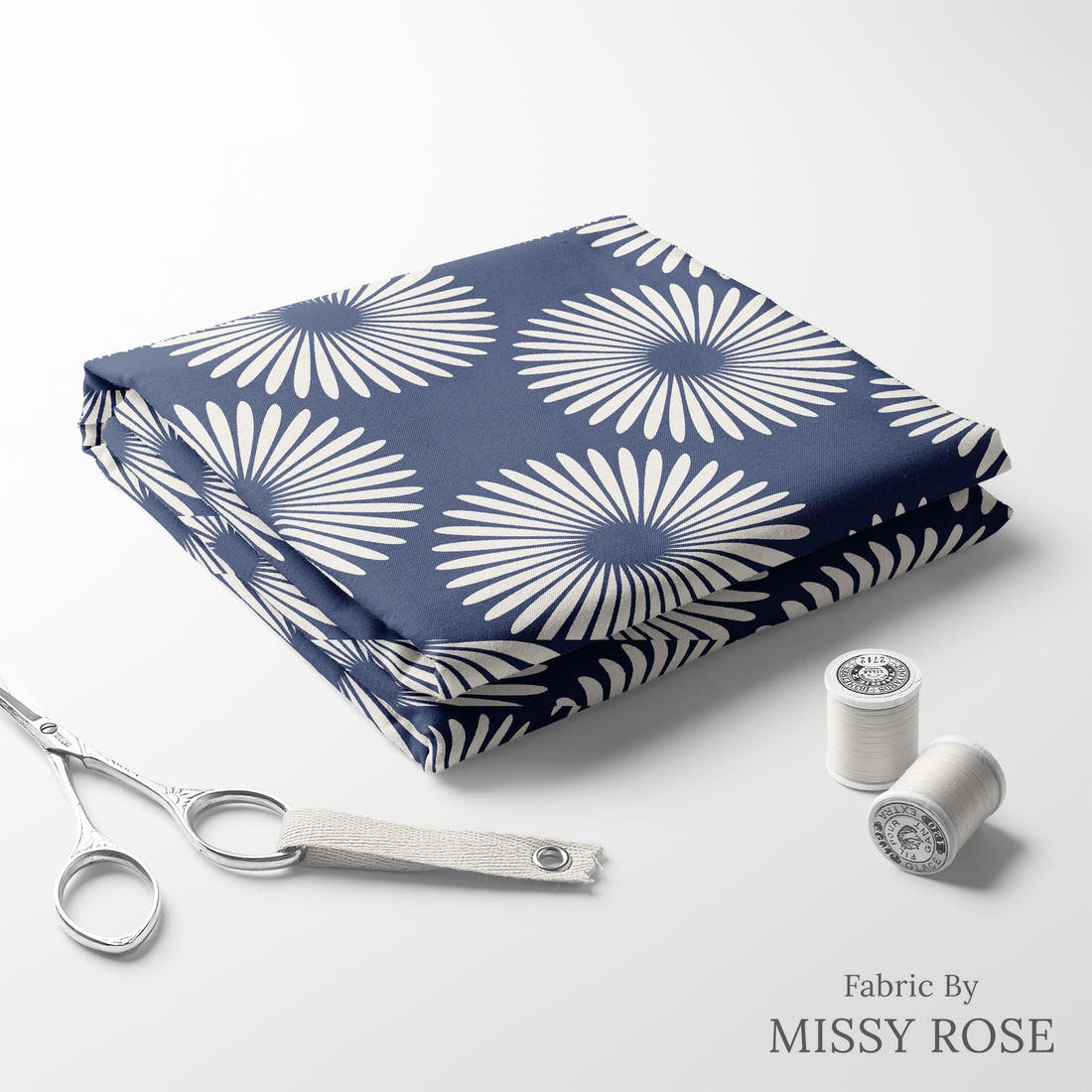 Kristina Forrest 219 folded fabric stack with matching thread - pre-order fabric Australia | Fabric by Missy Rose