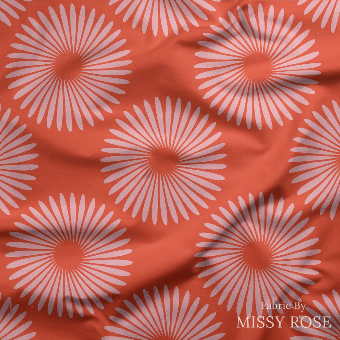 Kristina Forrest 220 draped fabric mockup - custom printed fabric by the metre | Fabric by Missy Rose