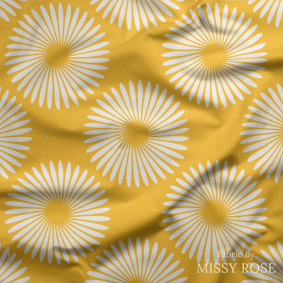 Kristina Forrest 221 draped fabric mockup - custom printed fabric by the metre | Fabric by Missy Rose