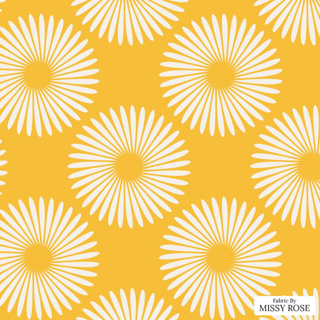 Kristina Forrest 221 - flat view of the print, zoom in for detail | Fabric by Missy Rose