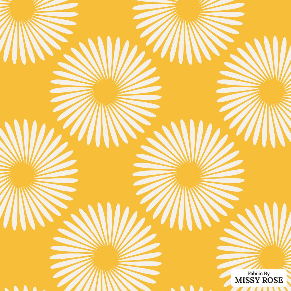 Kristina Forrest 221 - flat view of the print, zoom in for detail | Fabric by Missy Rose