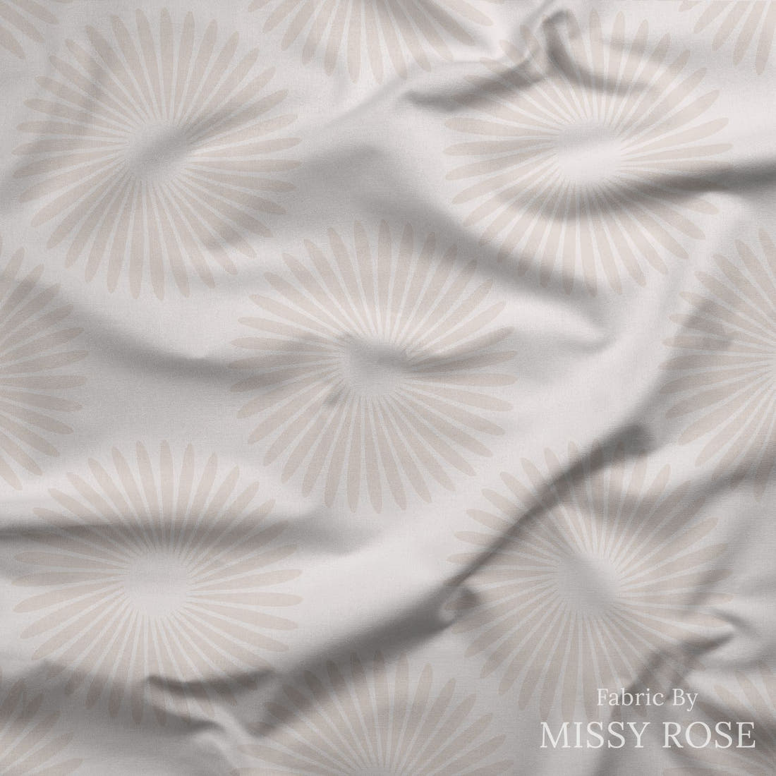 Kristina Forrest 222 draped fabric mockup - custom printed fabric by the metre | Fabric by Missy Rose