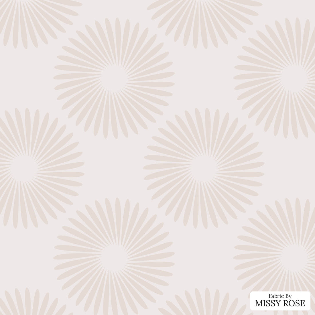 Kristina Forrest 222 - flat view of the print, zoom in for detail | Fabric by Missy Rose