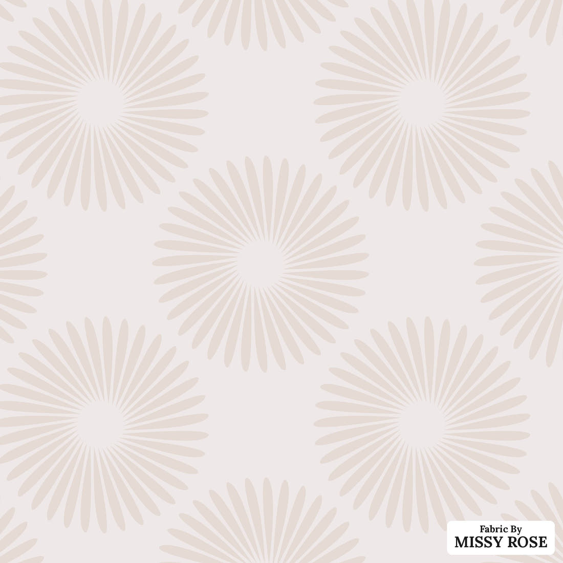 Kristina Forrest 222 - flat view of the print, zoom in for detail | Fabric by Missy Rose
