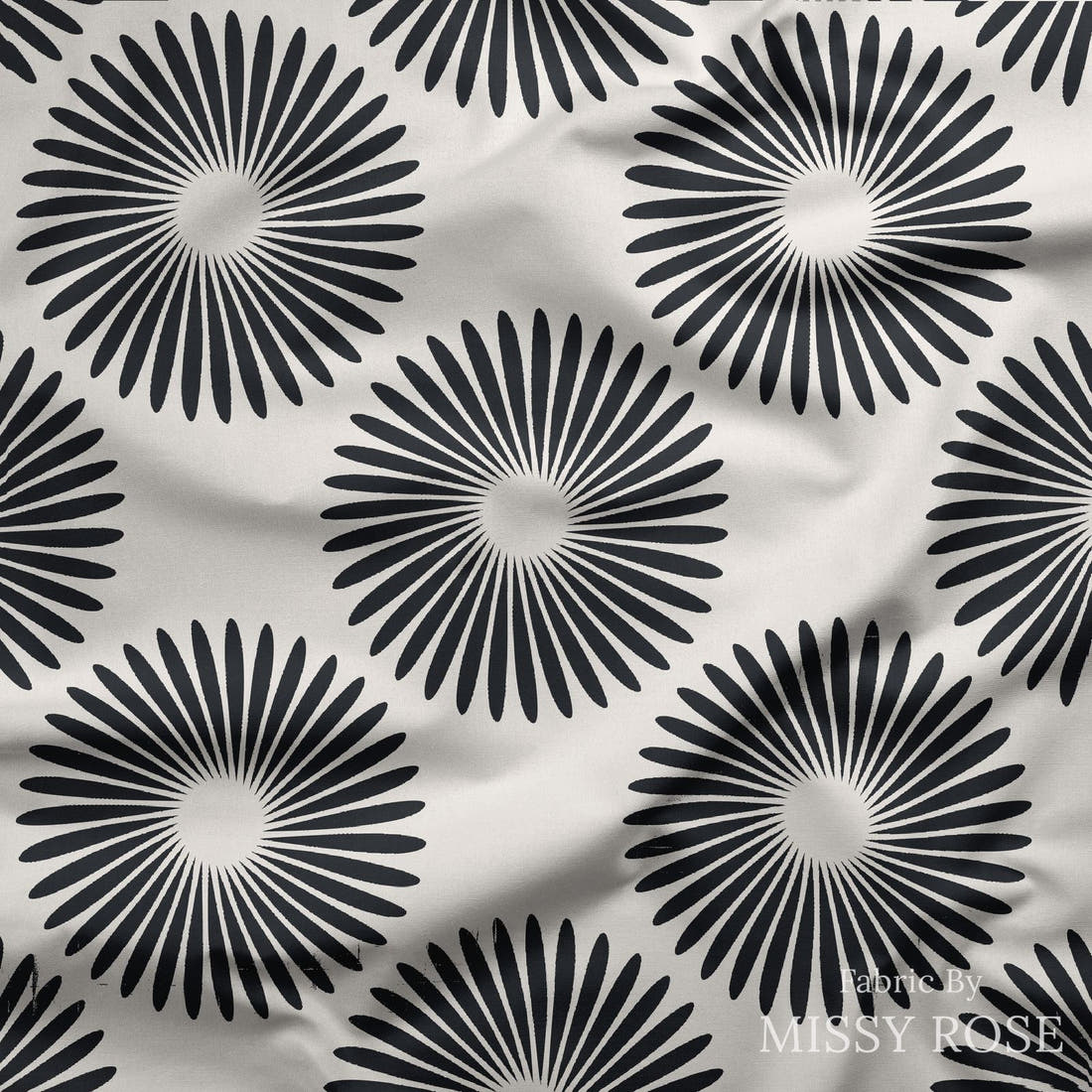 Kristina Forrest 223 draped fabric mockup - custom printed fabric by the metre | Fabric by Missy Rose
