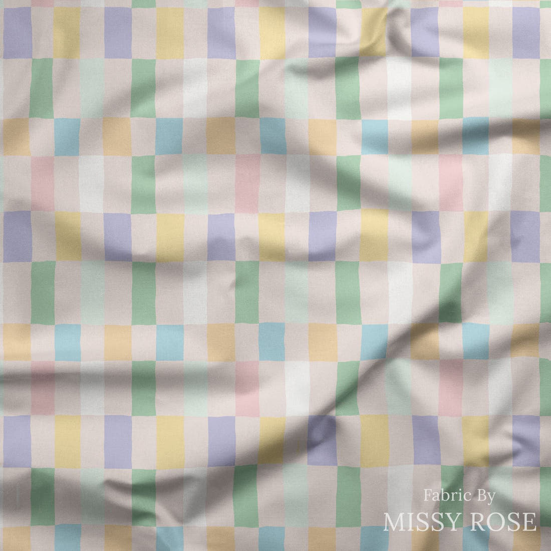 Kristina Forrest 229 draped fabric mockup - custom printed fabric by the metre | Fabric by Missy Rose