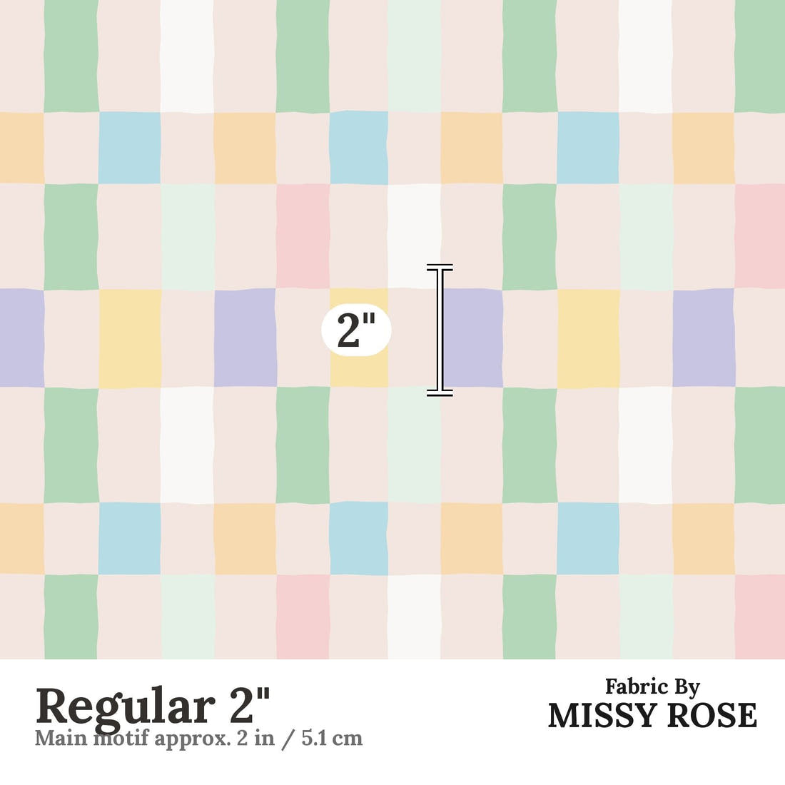 Kristina Forrest 229 Regular 2 inch print scale guide | Fabric by Missy Rose