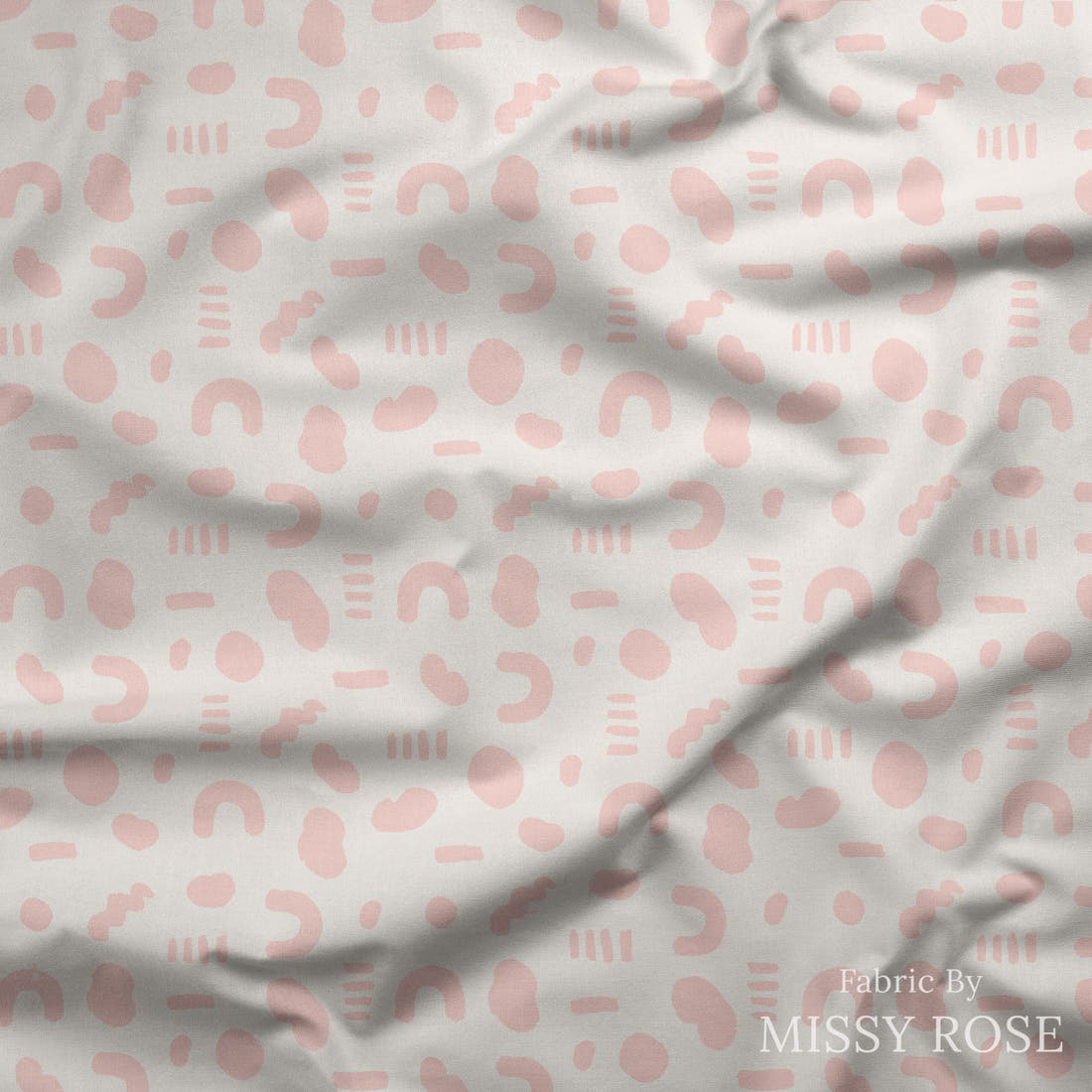 Kristina Forrest 23 draped fabric mockup - custom printed fabric by the metre | Fabric by Missy Rose