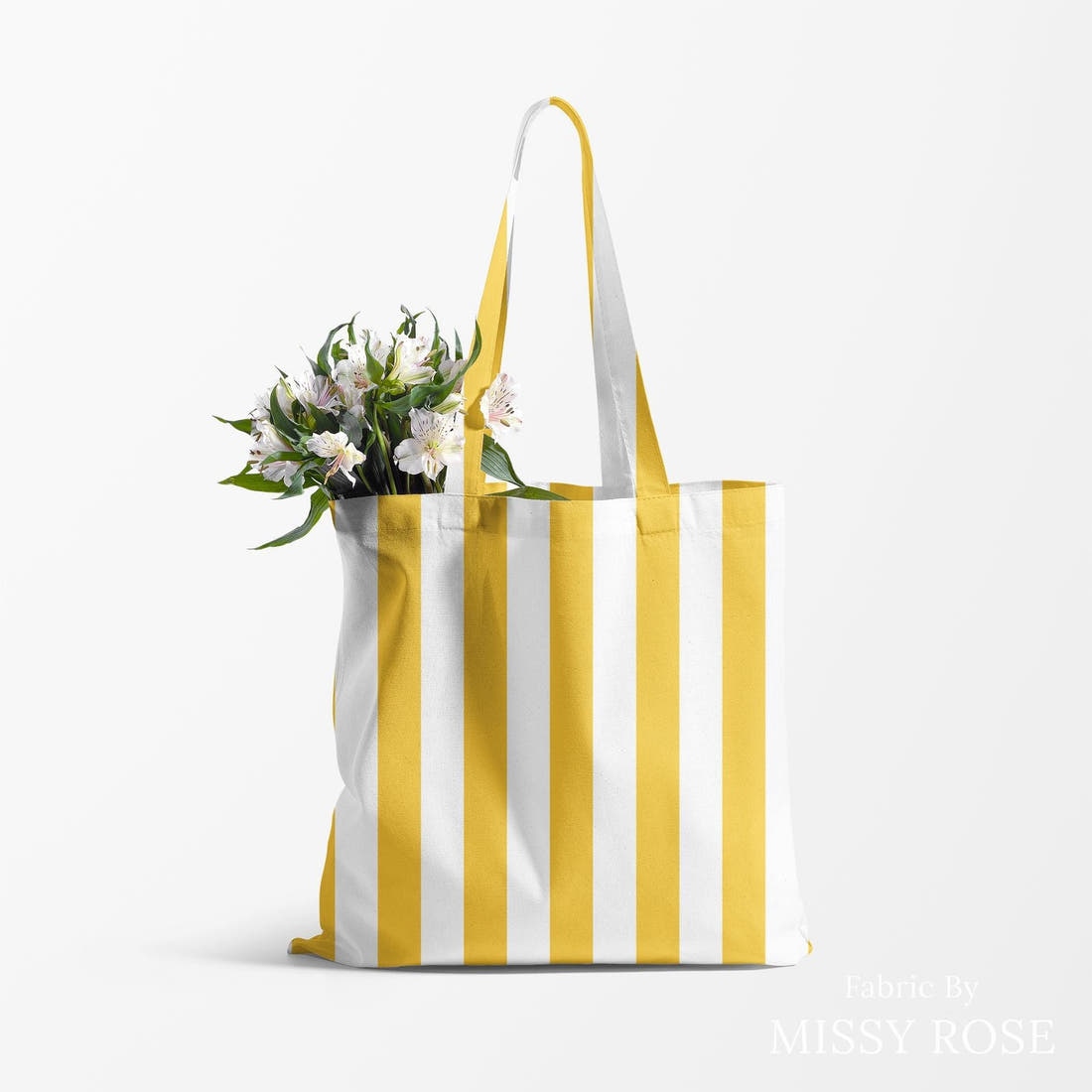 Kristina Forrest 237 made up as a tote bag - see how the print looks made up | Fabric by Missy Rose