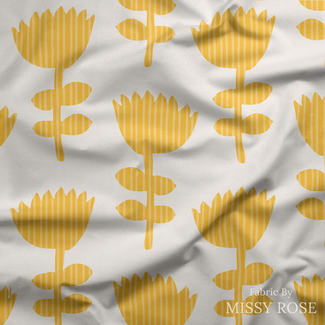 Kristina Forrest 238 draped fabric mockup - custom printed fabric by the metre | Fabric by Missy Rose