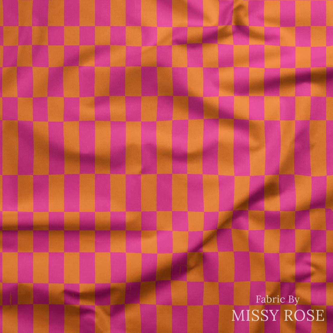 Kristina Forrest 241 draped fabric mockup - custom printed fabric by the metre | Fabric by Missy Rose