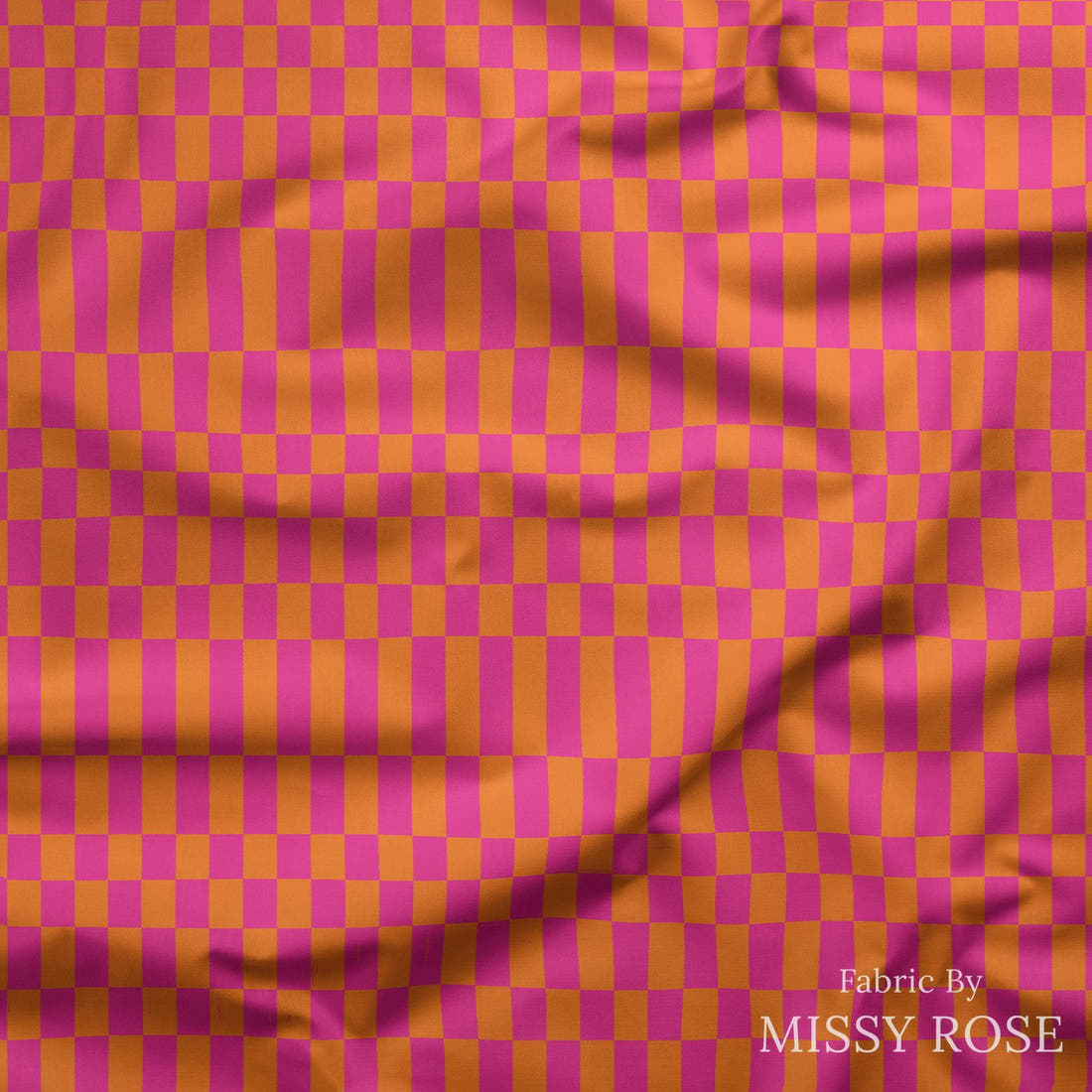 Kristina Forrest 241 draped fabric mockup - custom printed fabric by the metre | Fabric by Missy Rose