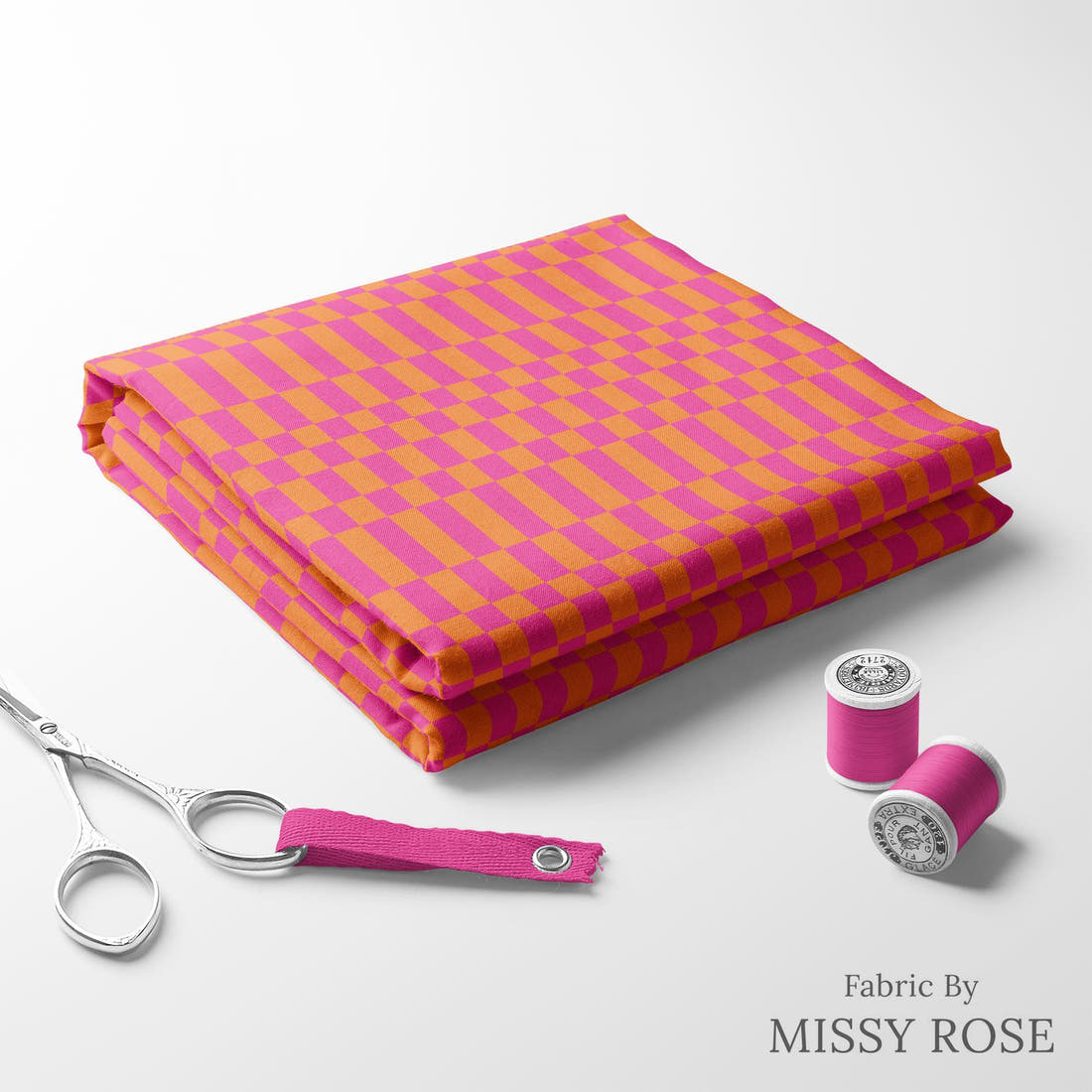 Kristina Forrest 241 folded fabric stack with matching thread - pre-order fabric Australia | Fabric by Missy Rose