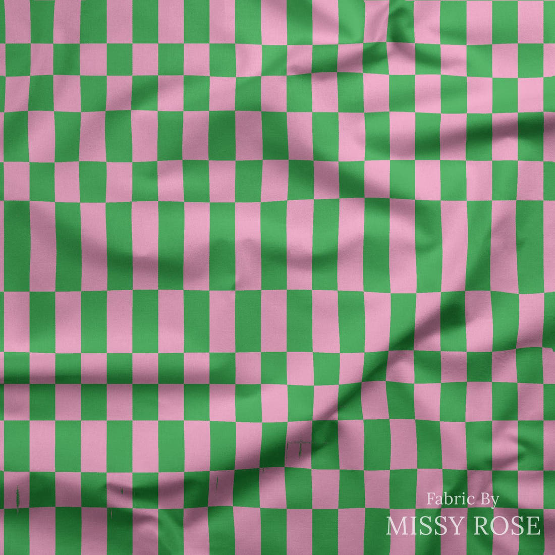 Kristina Forrest 242 draped fabric mockup - custom printed fabric by the metre | Fabric by Missy Rose