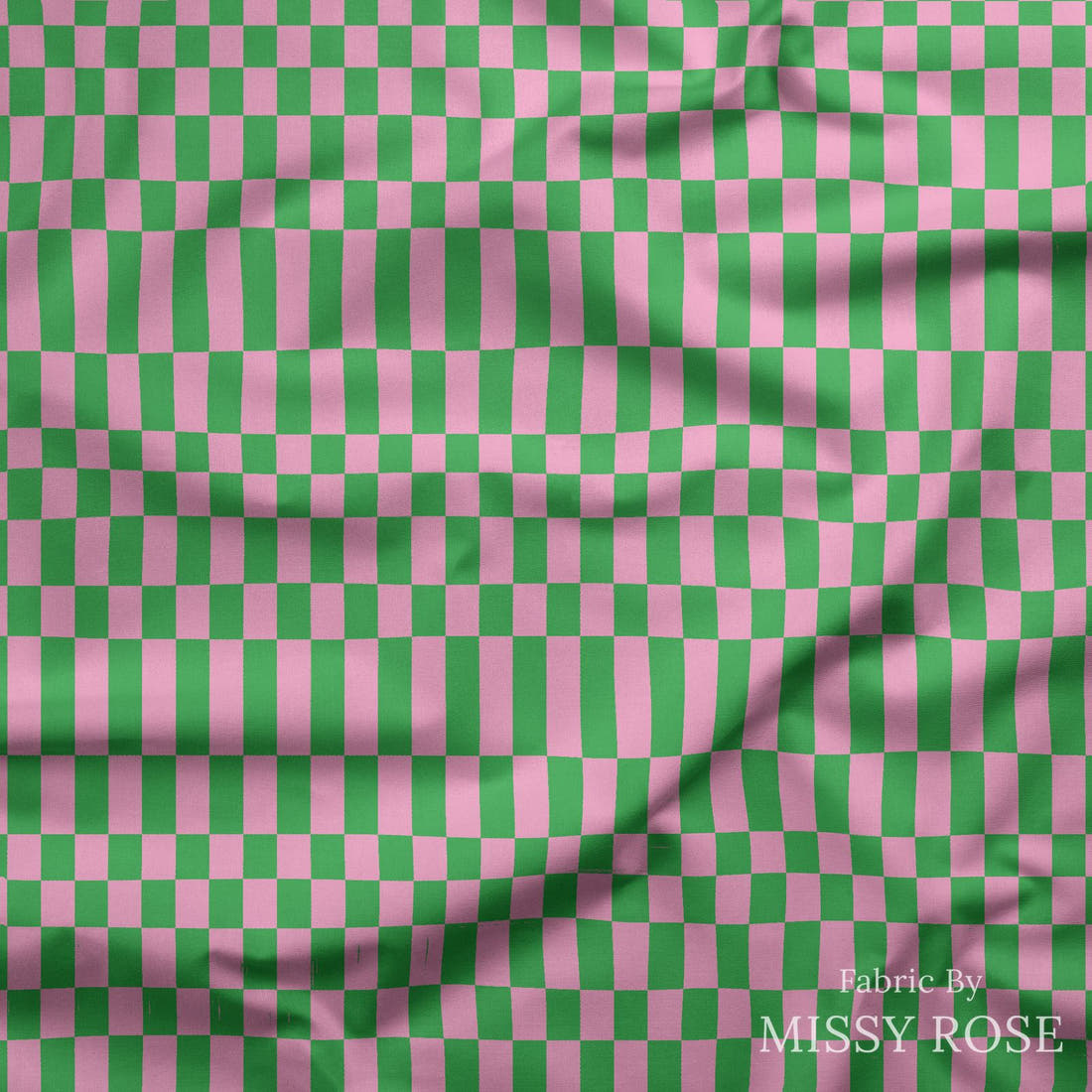 Kristina Forrest 242 draped fabric mockup - custom printed fabric by the metre | Fabric by Missy Rose