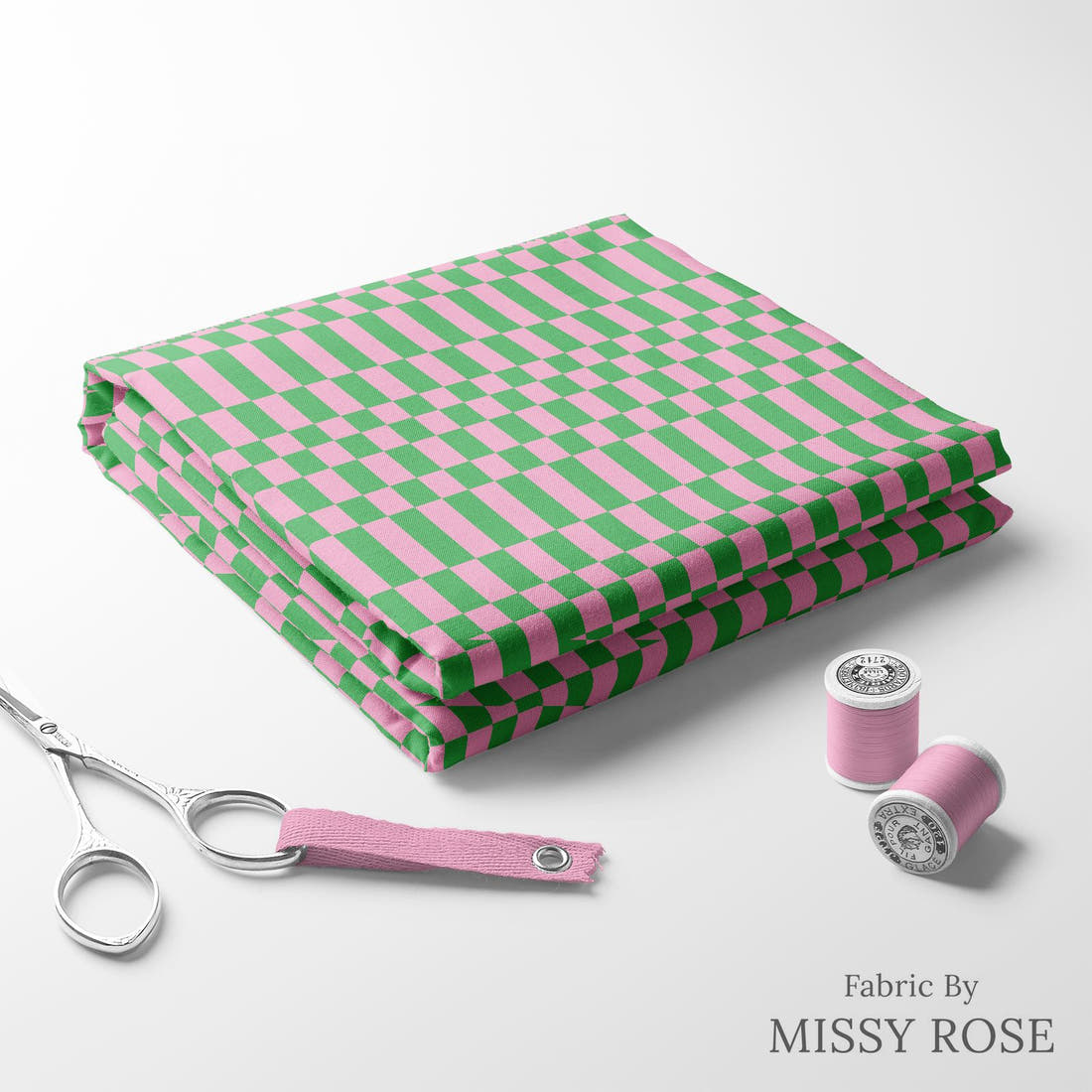 Kristina Forrest 242 folded fabric stack with matching thread - pre-order fabric Australia | Fabric by Missy Rose