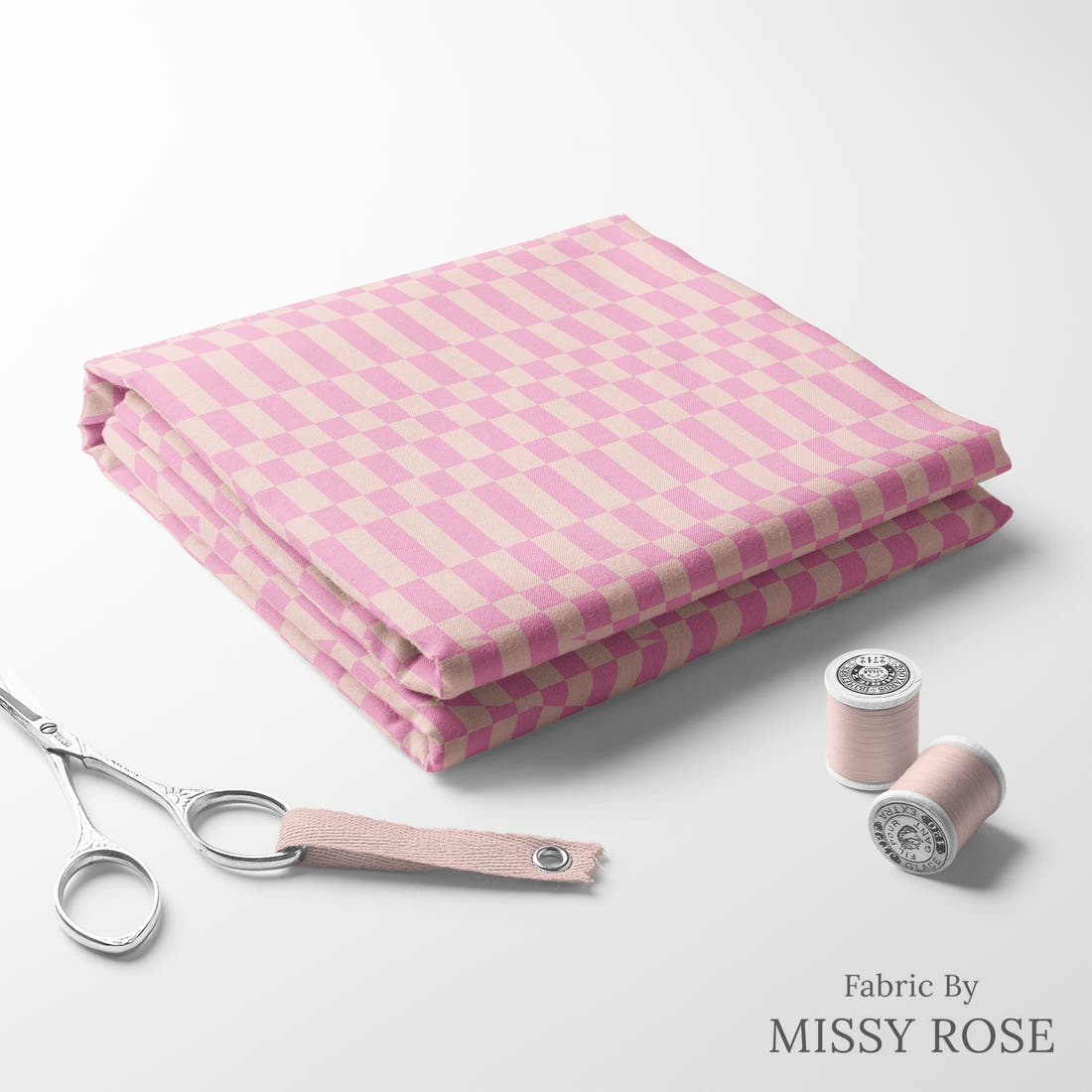Kristina Forrest 245 folded fabric stack with matching thread - pre-order fabric Australia | Fabric by Missy Rose