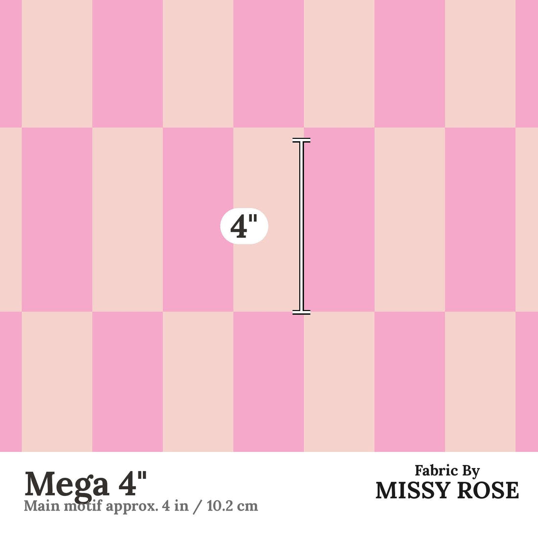 Kristina Forrest 245 Mega 4 inch print scale guide | Fabric by Missy Rose