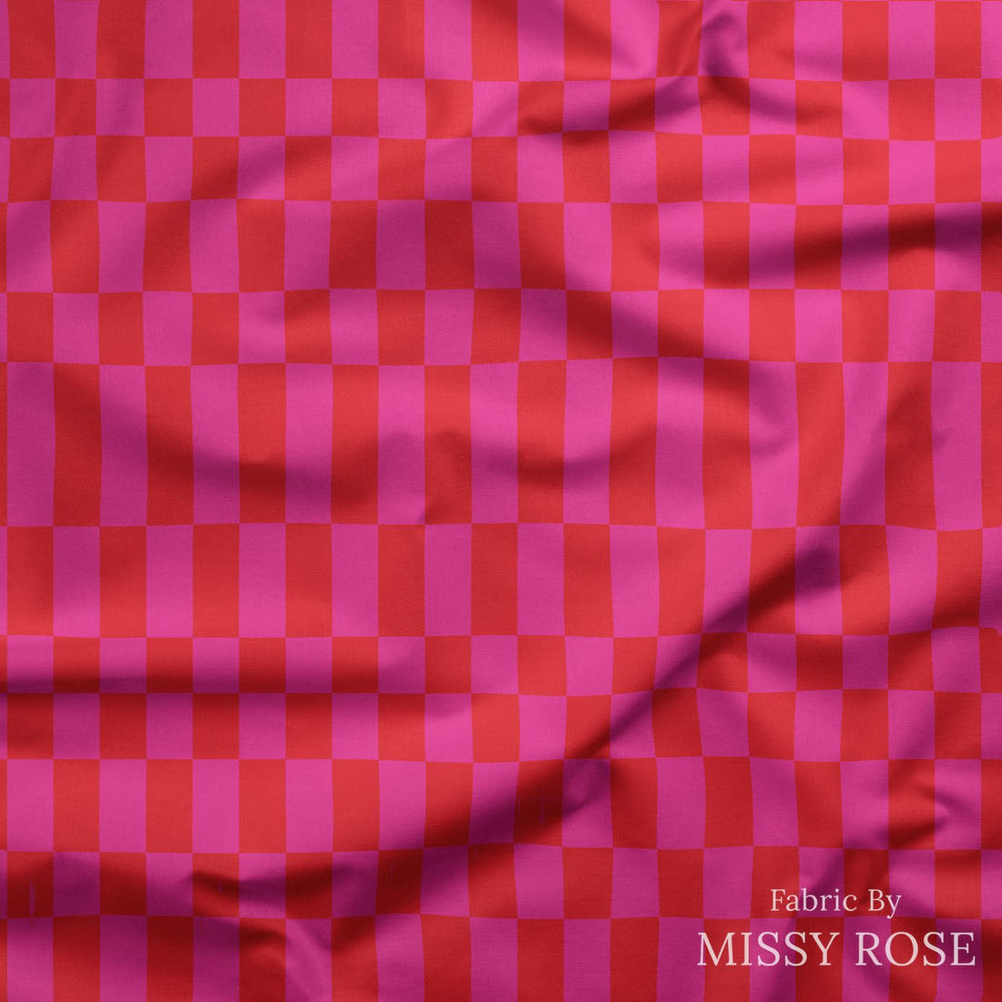 Kristina Forrest 246 draped fabric mockup - custom printed fabric by the metre | Fabric by Missy Rose