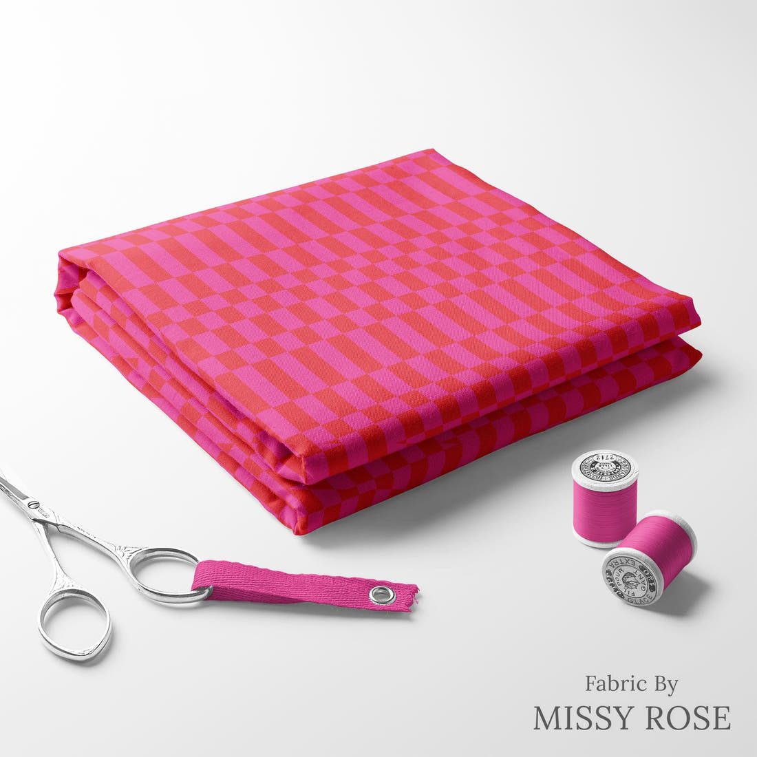 Kristina Forrest 246 folded fabric stack with matching thread - pre-order fabric Australia | Fabric by Missy Rose