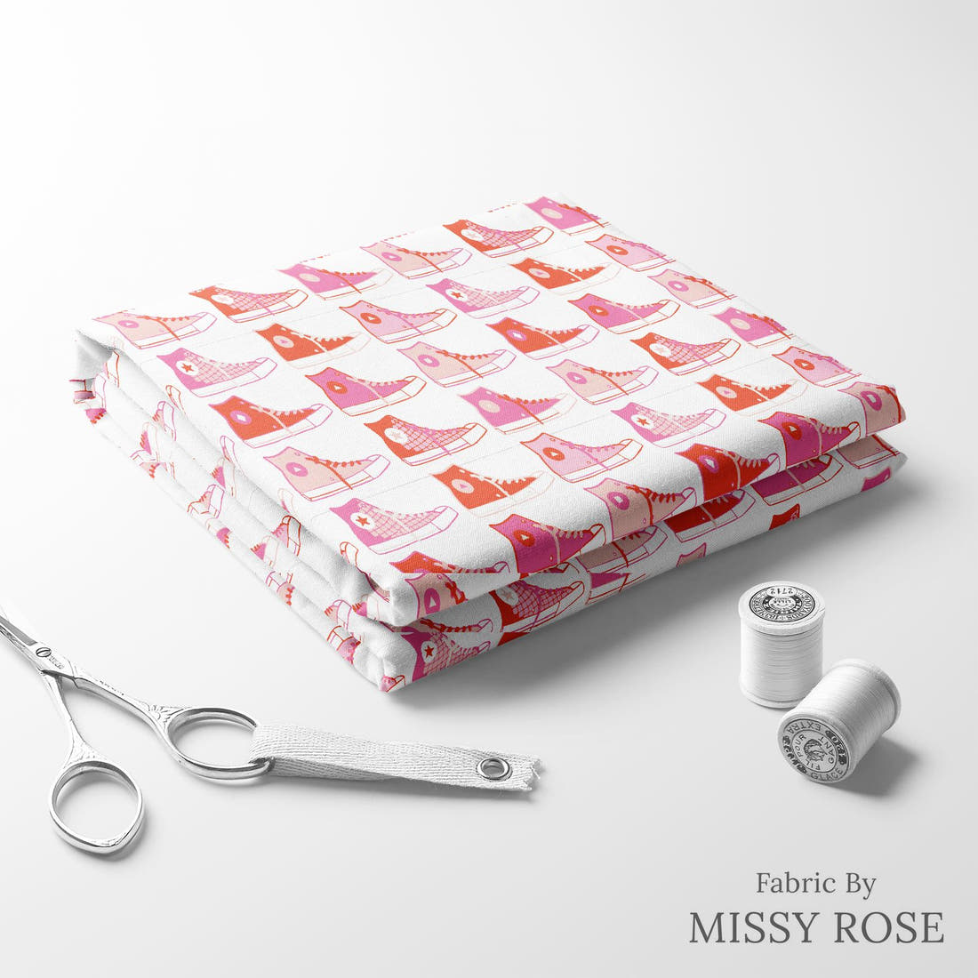 Kristina Forrest 247 folded fabric stack with matching thread - pre-order fabric Australia | Fabric by Missy Rose