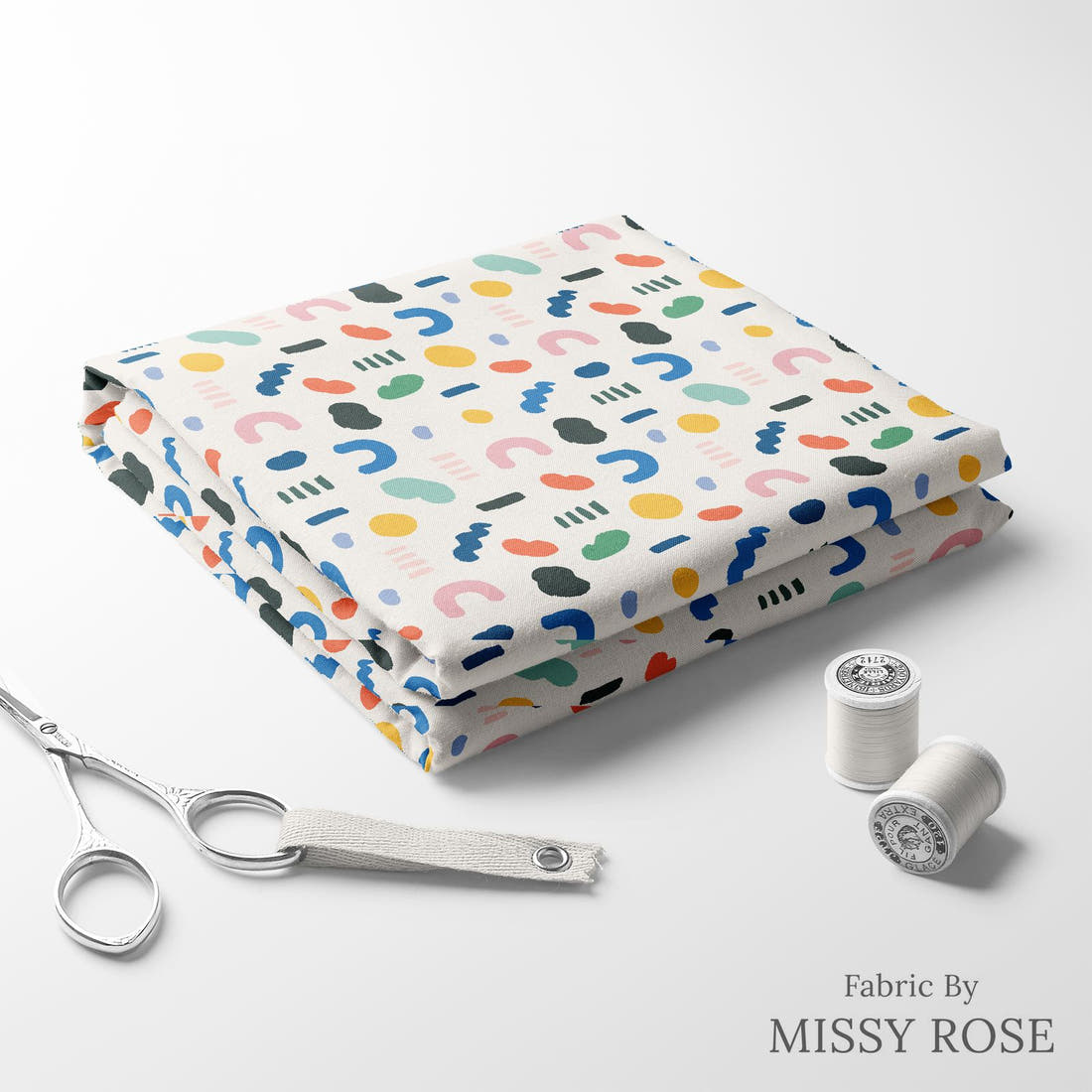 Kristina Forrest 250 folded fabric stack with matching thread - pre-order fabric Australia | Fabric by Missy Rose
