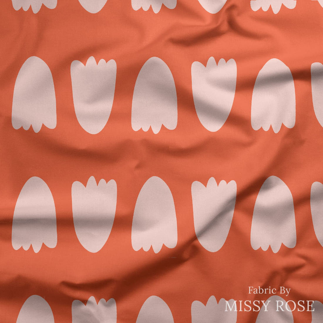 Kristina Forrest 26 draped fabric mockup - custom printed fabric by the metre | Fabric by Missy Rose