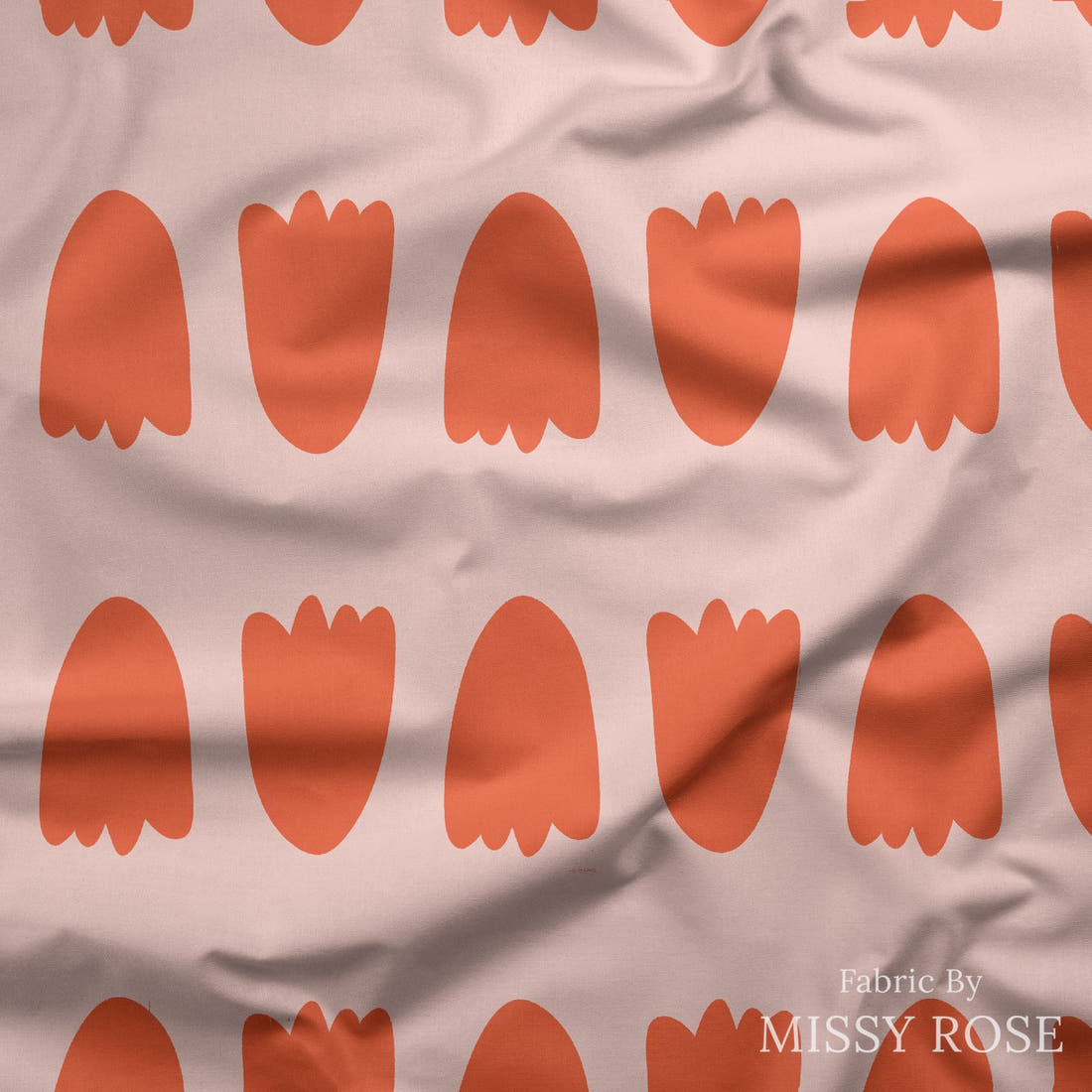 Kristina Forrest 27 draped fabric mockup - custom printed fabric by the metre | Fabric by Missy Rose