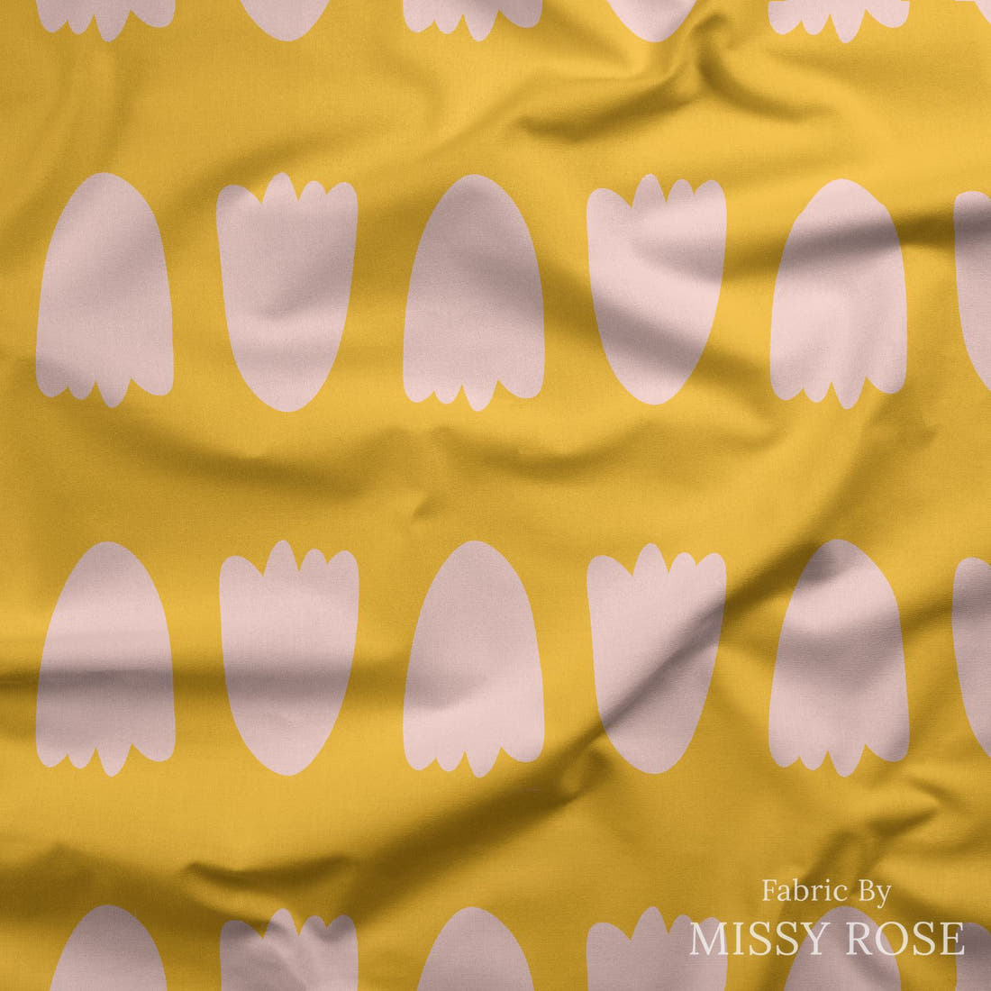 Kristina Forrest 28 draped fabric mockup - custom printed fabric by the metre | Fabric by Missy Rose