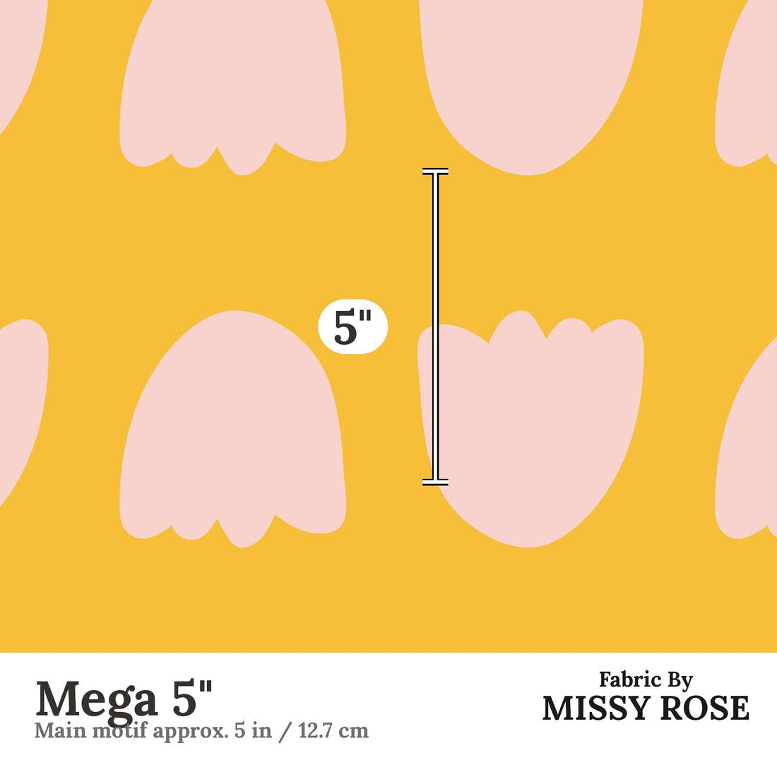 Kristina Forrest 28 Mega 5 inch print scale guide | Fabric by Missy Rose