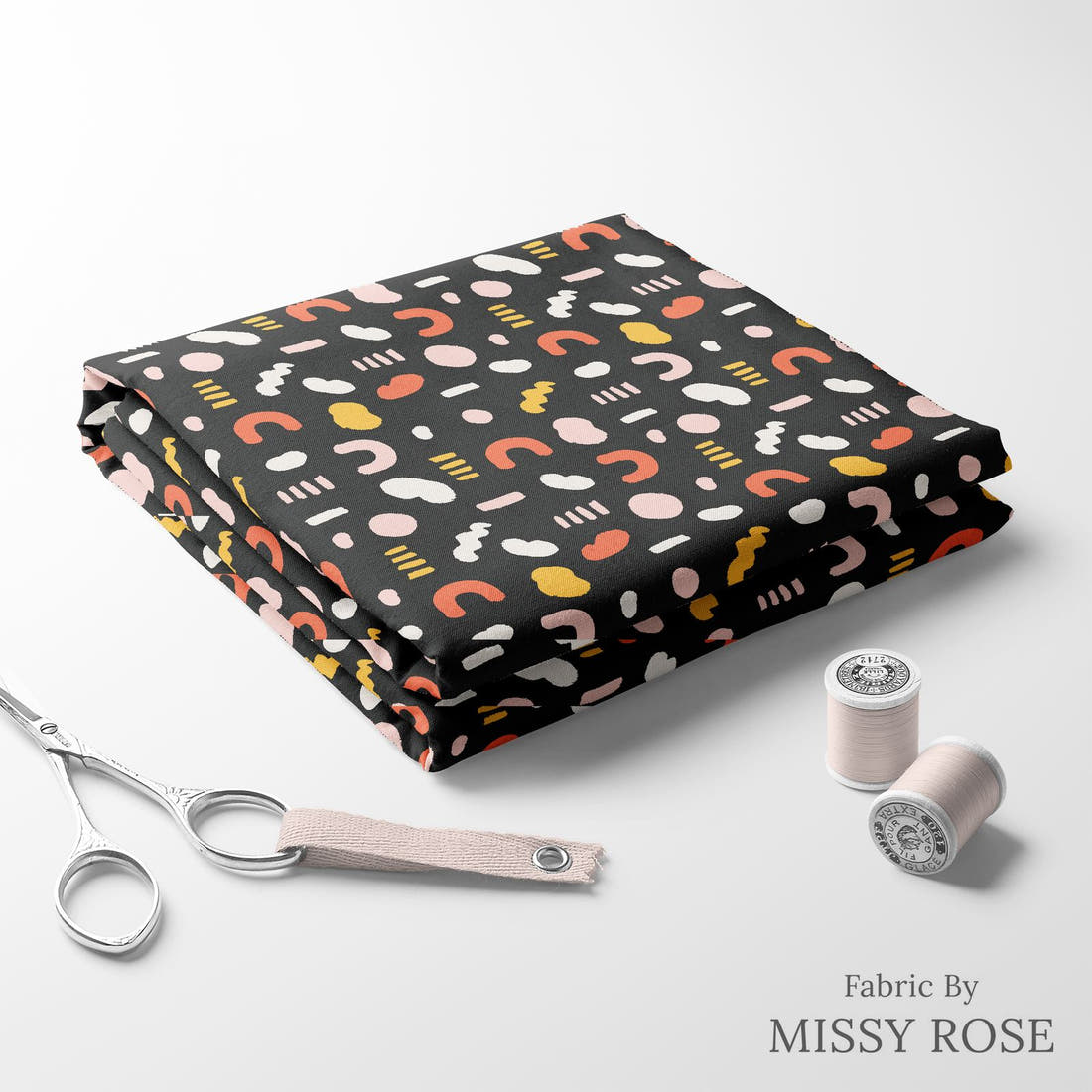 Kristina Forrest 29 folded fabric stack with matching thread - pre-order fabric Australia | Fabric by Missy Rose