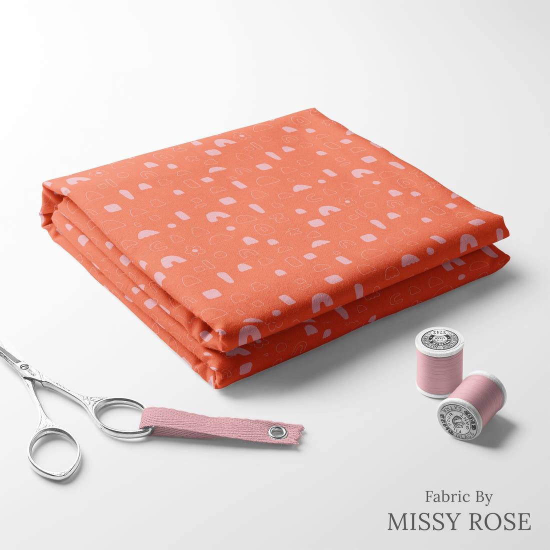 Kristina Forrest 31 folded fabric stack with matching thread - pre-order fabric Australia | Fabric by Missy Rose
