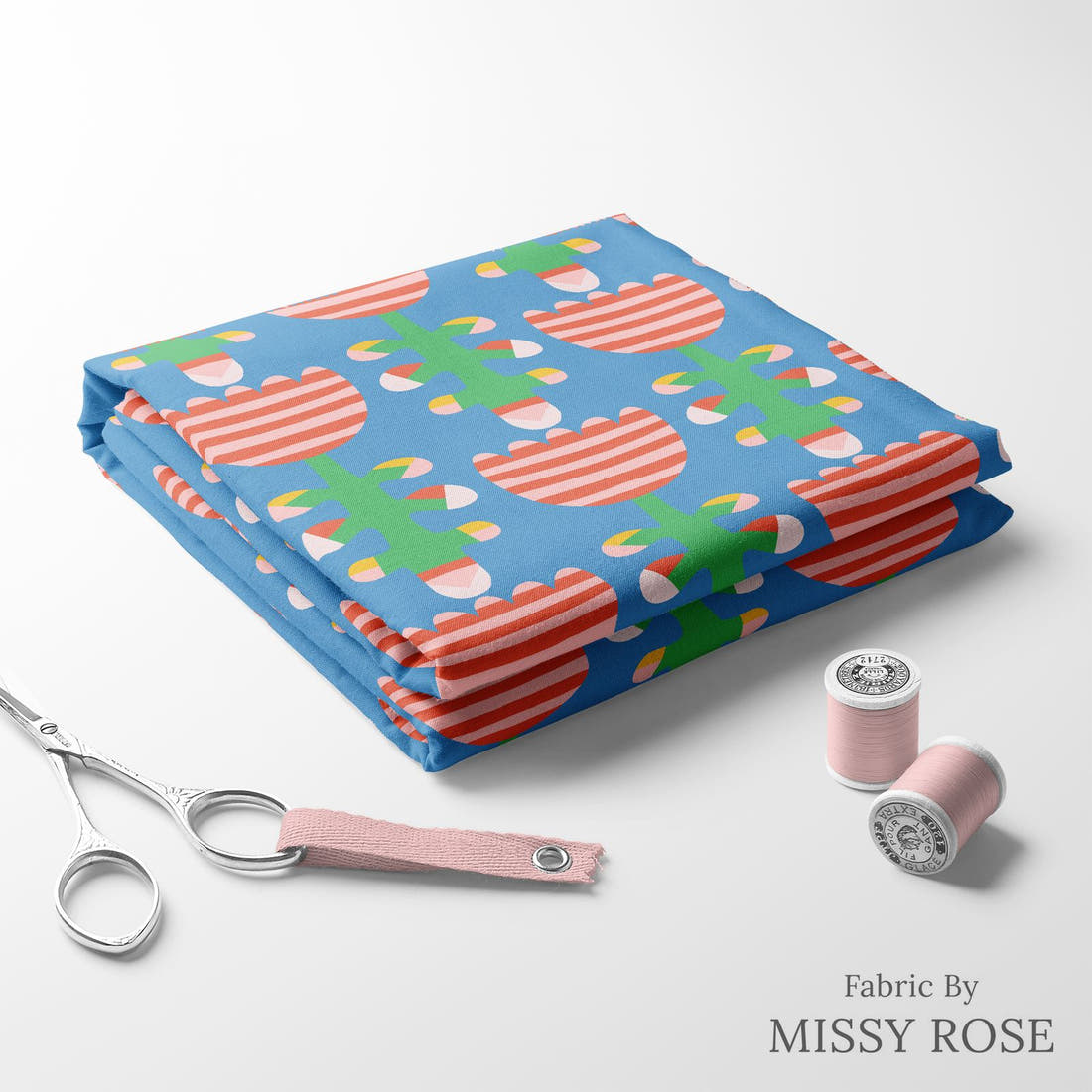 Kristina Forrest 36 folded fabric stack with matching thread - pre-order fabric Australia | Fabric by Missy Rose