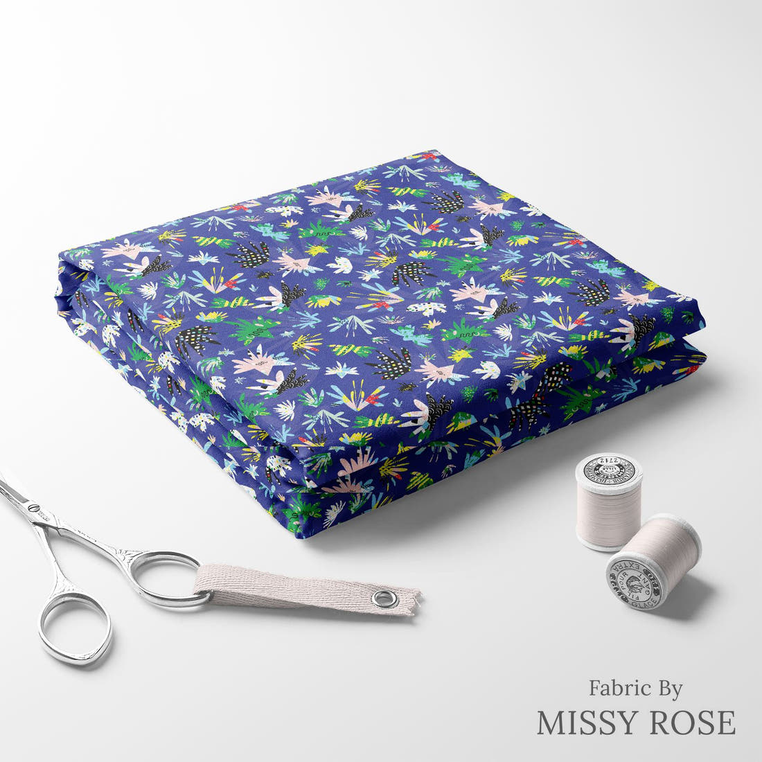 Kristina Forrest 43 folded fabric stack with matching thread - pre-order fabric Australia | Fabric by Missy Rose