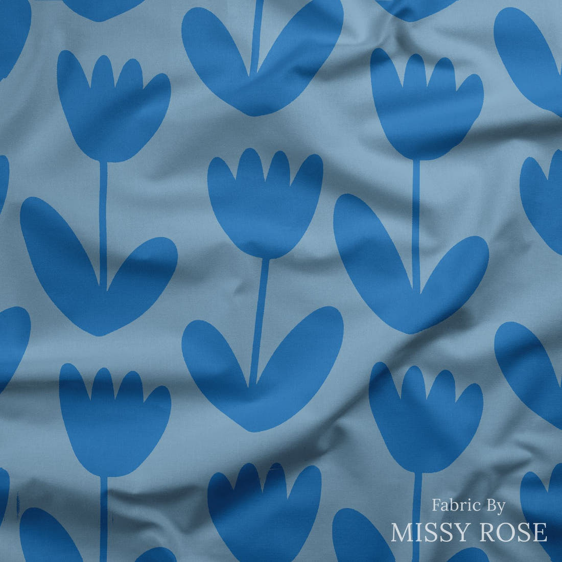 Kristina Forrest 44 draped fabric mockup - custom printed fabric by the metre | Fabric by Missy Rose