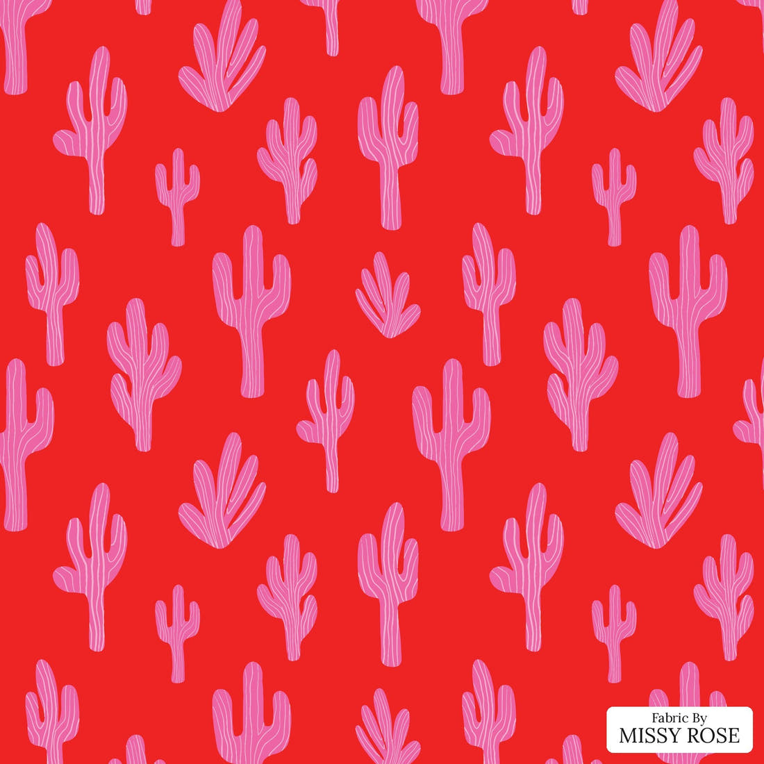 Kristina Forrest 45 - flat view of the print, zoom in for detail | Fabric by Missy Rose