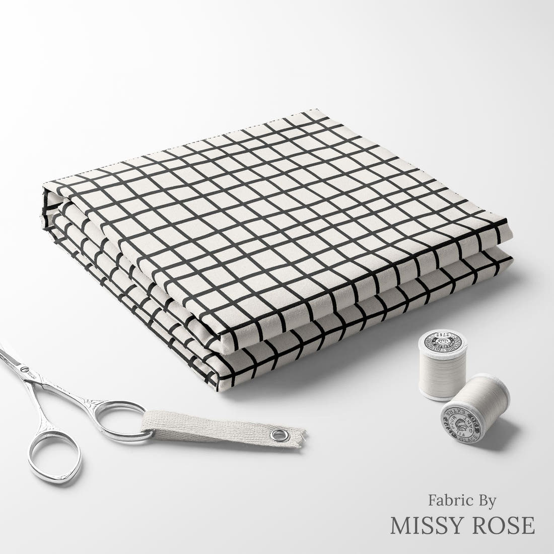 Kristina Forrest 46 folded fabric stack with matching thread - pre-order fabric Australia | Fabric by Missy Rose