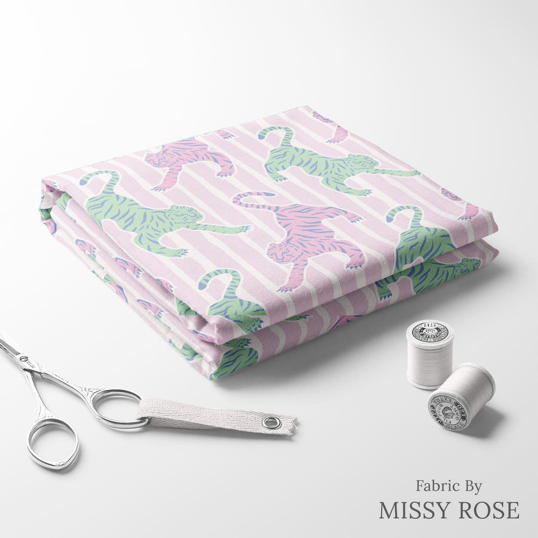 Kristina Forrest 51 folded fabric stack with matching thread - pre-order fabric Australia | Fabric by Missy Rose