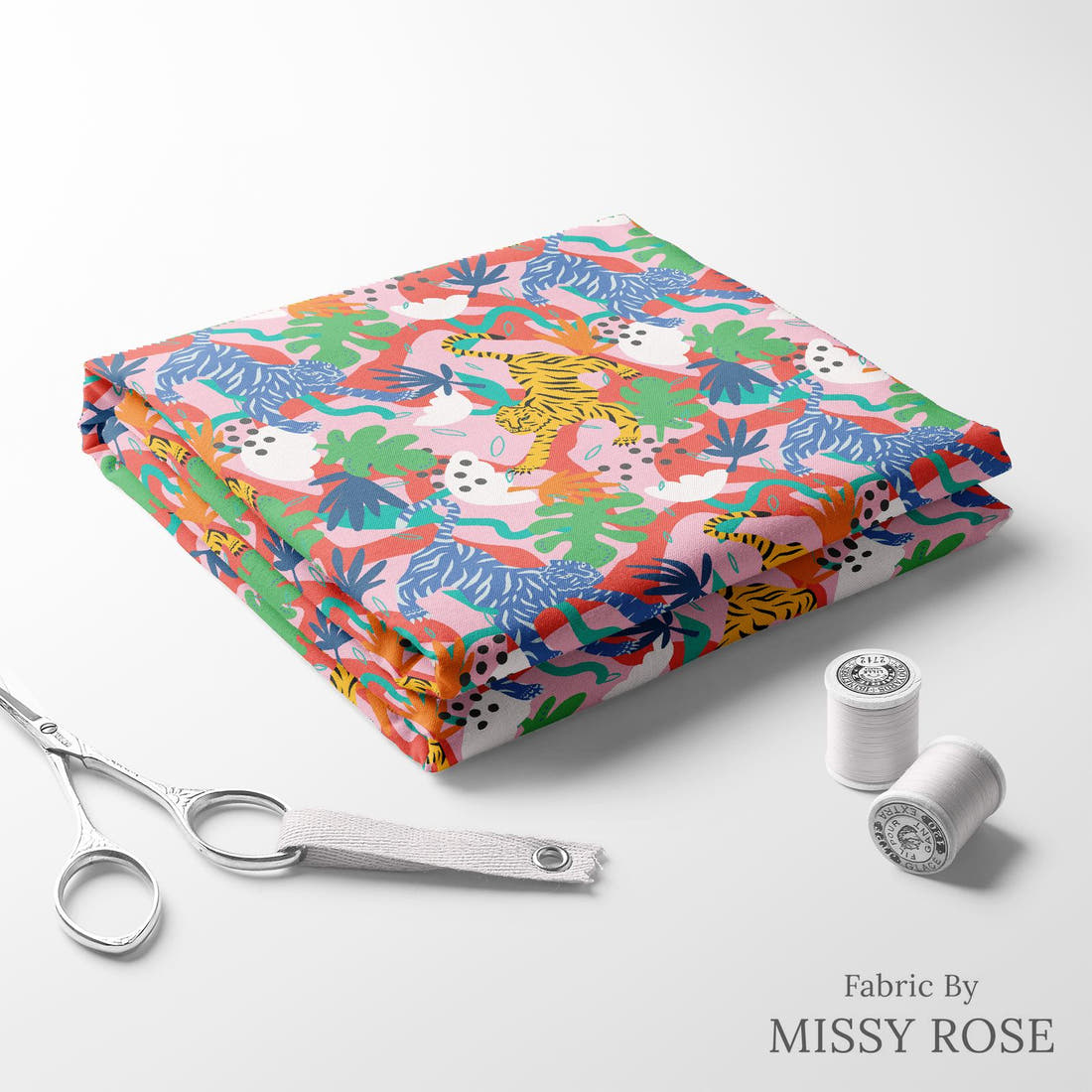 Kristina Forrest 52 folded fabric stack with matching thread - pre-order fabric Australia | Fabric by Missy Rose