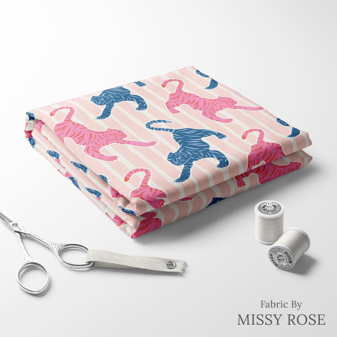 Kristina Forrest 53 folded fabric stack with matching thread - pre-order fabric Australia | Fabric by Missy Rose
