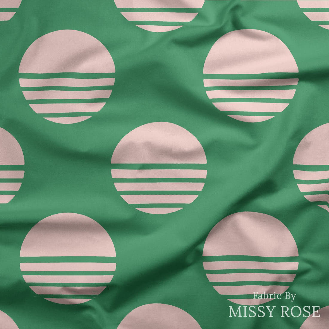 Kristina Forrest 56 draped fabric mockup - custom printed fabric by the metre | Fabric by Missy Rose