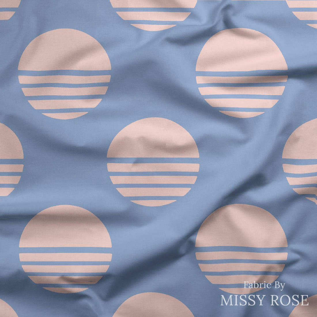 Kristina Forrest 57 draped fabric mockup - custom printed fabric by the metre | Fabric by Missy Rose