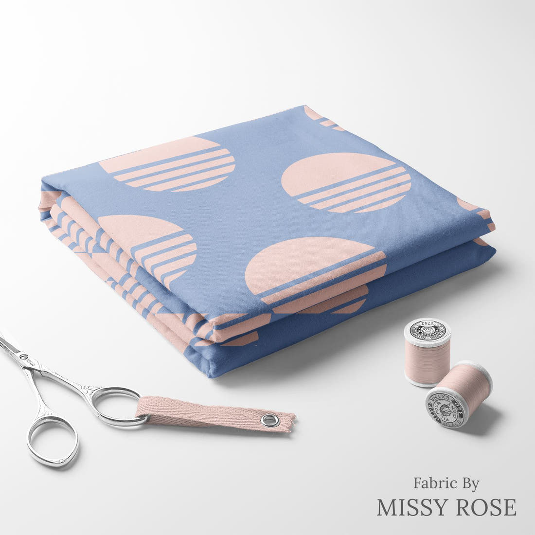 Kristina Forrest 57 folded fabric stack with matching thread - pre-order fabric Australia | Fabric by Missy Rose