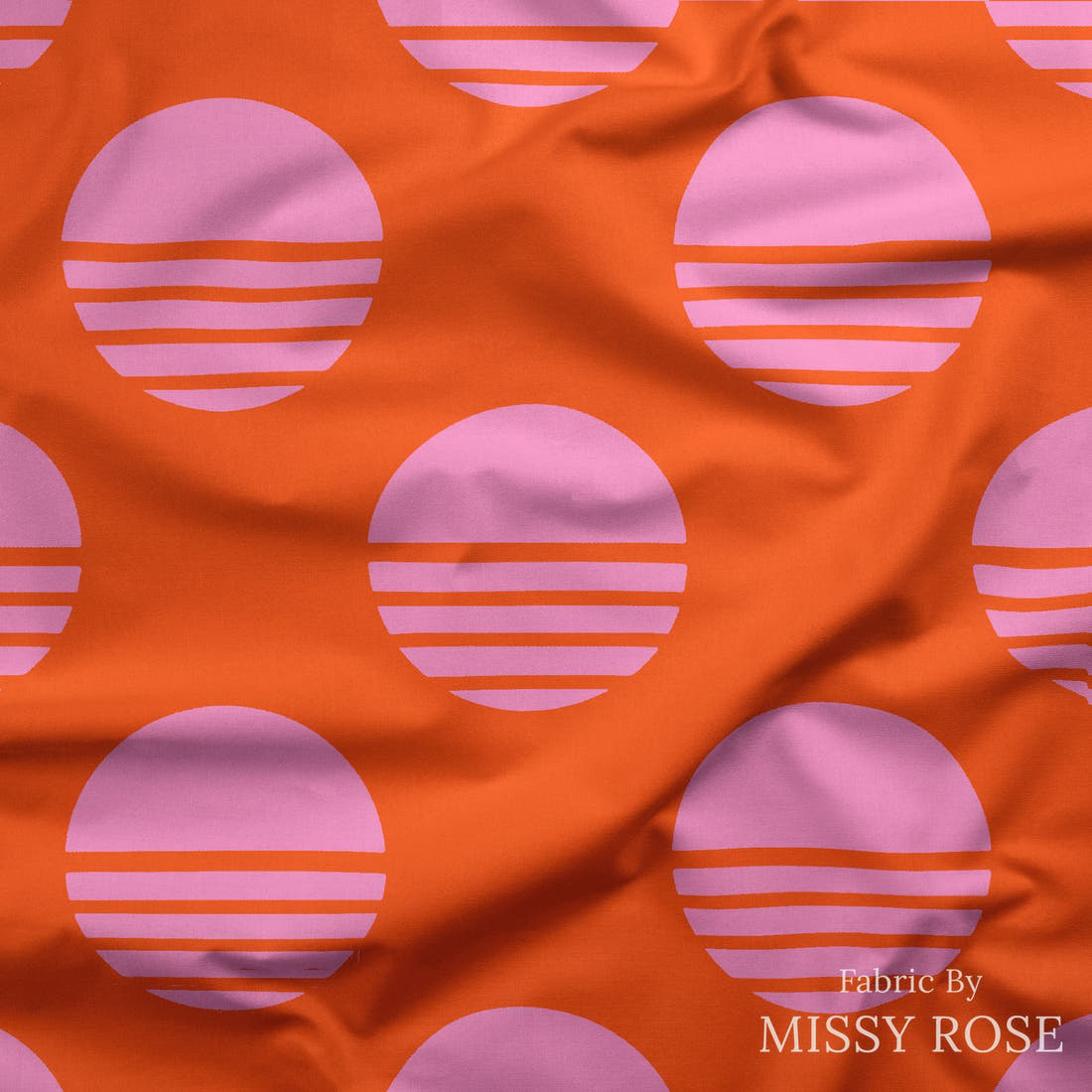 Kristina Forrest 58 draped fabric mockup - custom printed fabric by the metre | Fabric by Missy Rose