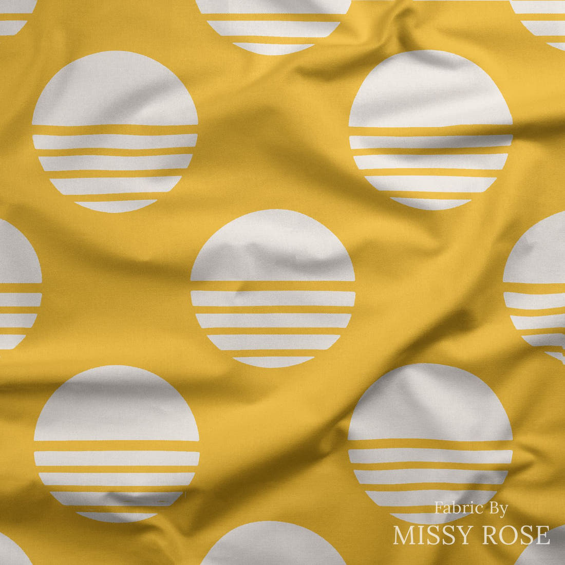 Kristina Forrest 59 draped fabric mockup - custom printed fabric by the metre | Fabric by Missy Rose